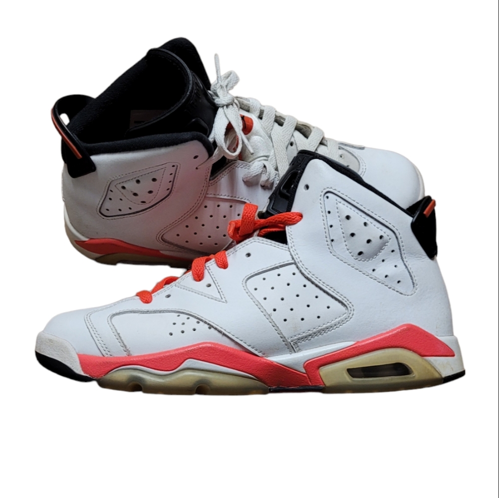 Air Jordan 6 Retro 'White Infrared' 2014 384664-123 Sz 7
